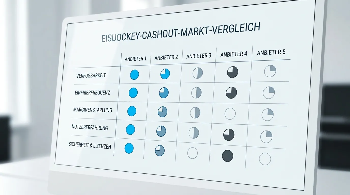Vergleich der Cash-out-Qualität bei deutschen GGL-lizenzierten Eishockey-Wettmärkte — Verfügbarkeit und Schnelligkeit