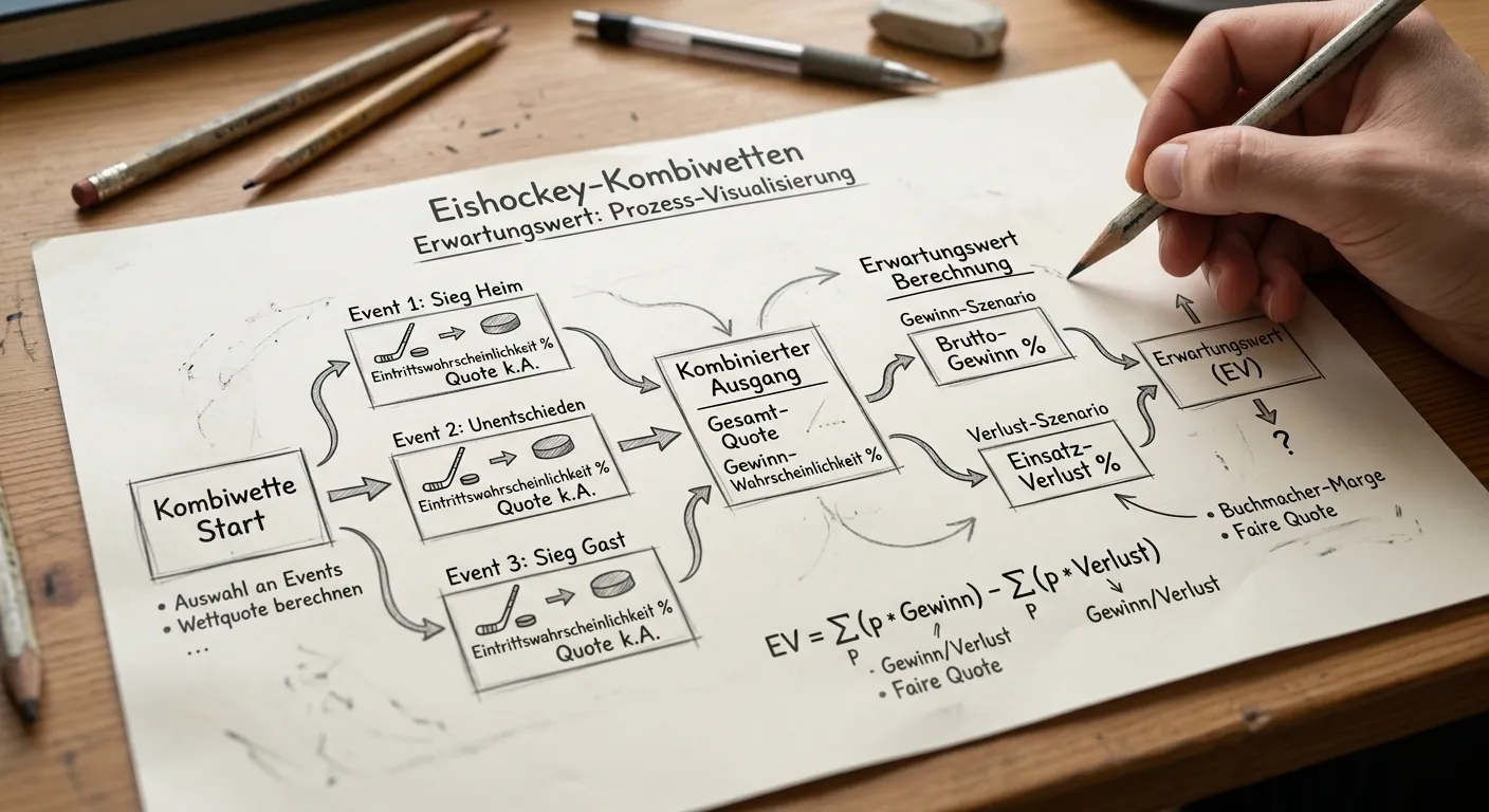 Erwartungswert Kombiwette Eishockey mathematisch negativ Quotenschlüssel Risiko