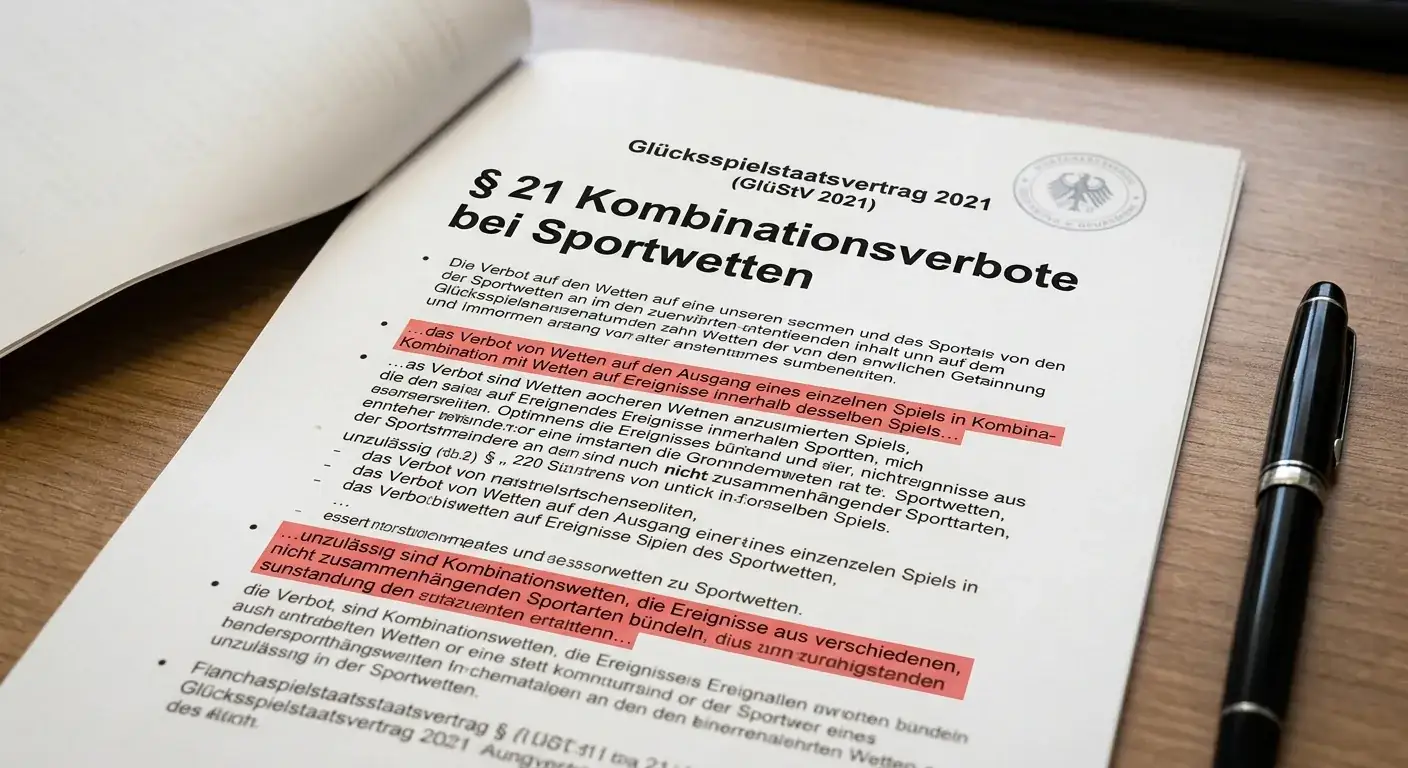 GlüStV 2021 Kombinationsverbote Sportwetten Eishockey Kombiwette Regelungen erklärt