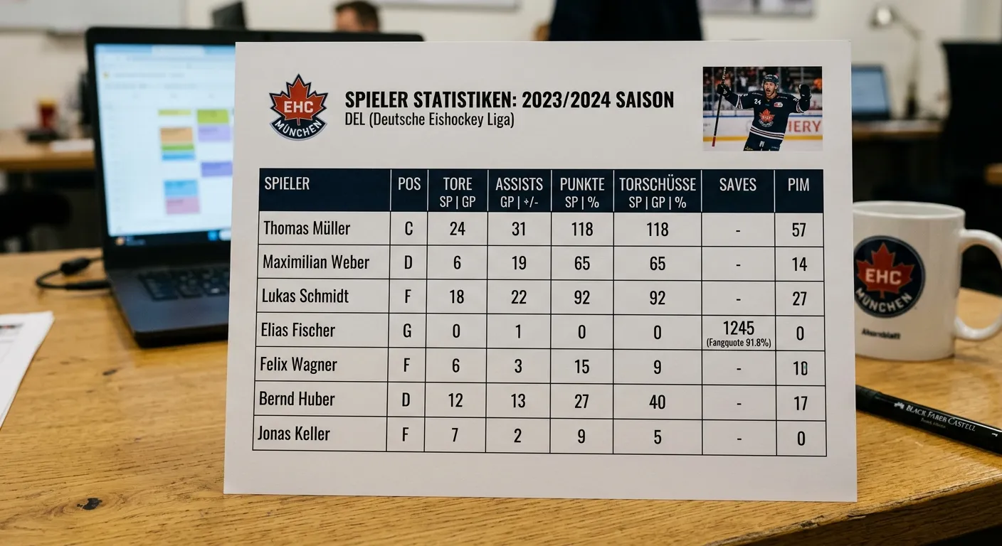 Spieler-Prop-Typen Eishockey Tore Assists Torschüsse Saves erklärt für NHL Wetten