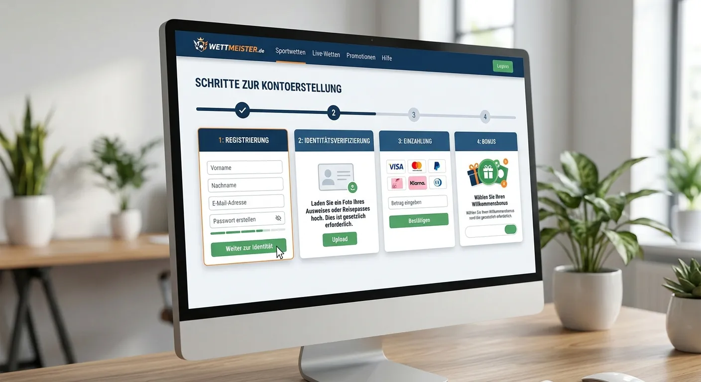 Schritt-für-Schritt-Anleitung zur Kontoeröffnung bei einem GGL-lizenzierten Eishockey-Wettmärkte in Deutschland