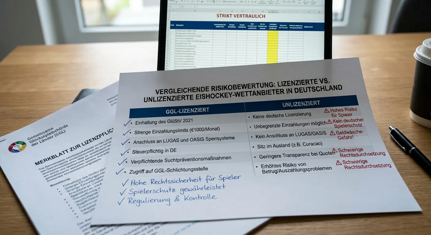 GGL Lizenzpflicht für Eishockey Wettmärkte – Bedeutung der deutschen Sportwettenlizenz für Wetter