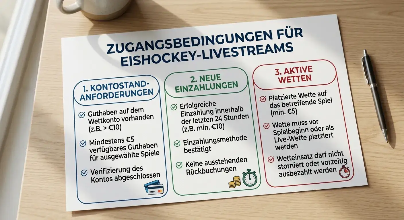 Regionale Rechtebeschränkungen bei Eishockey-Livestreams in Deutschland: NHL und DEL Übertragungsrechte und geografische Verfügbarkeit
