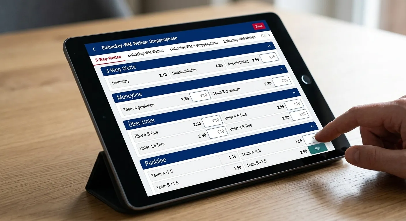 Strategie für K.o.-Runden-Wetten bei der Eishockey-Weltmeisterschaft mit Quoten und Marktanalyse