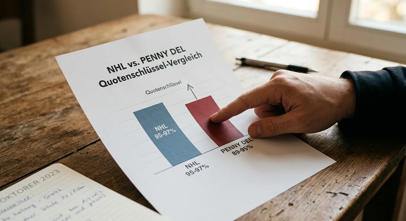 NHL versus DEL Quotenschlüssel Vergleich — Auszahlungsraten Eishockey Wetten deutsche Buchmacher 2026