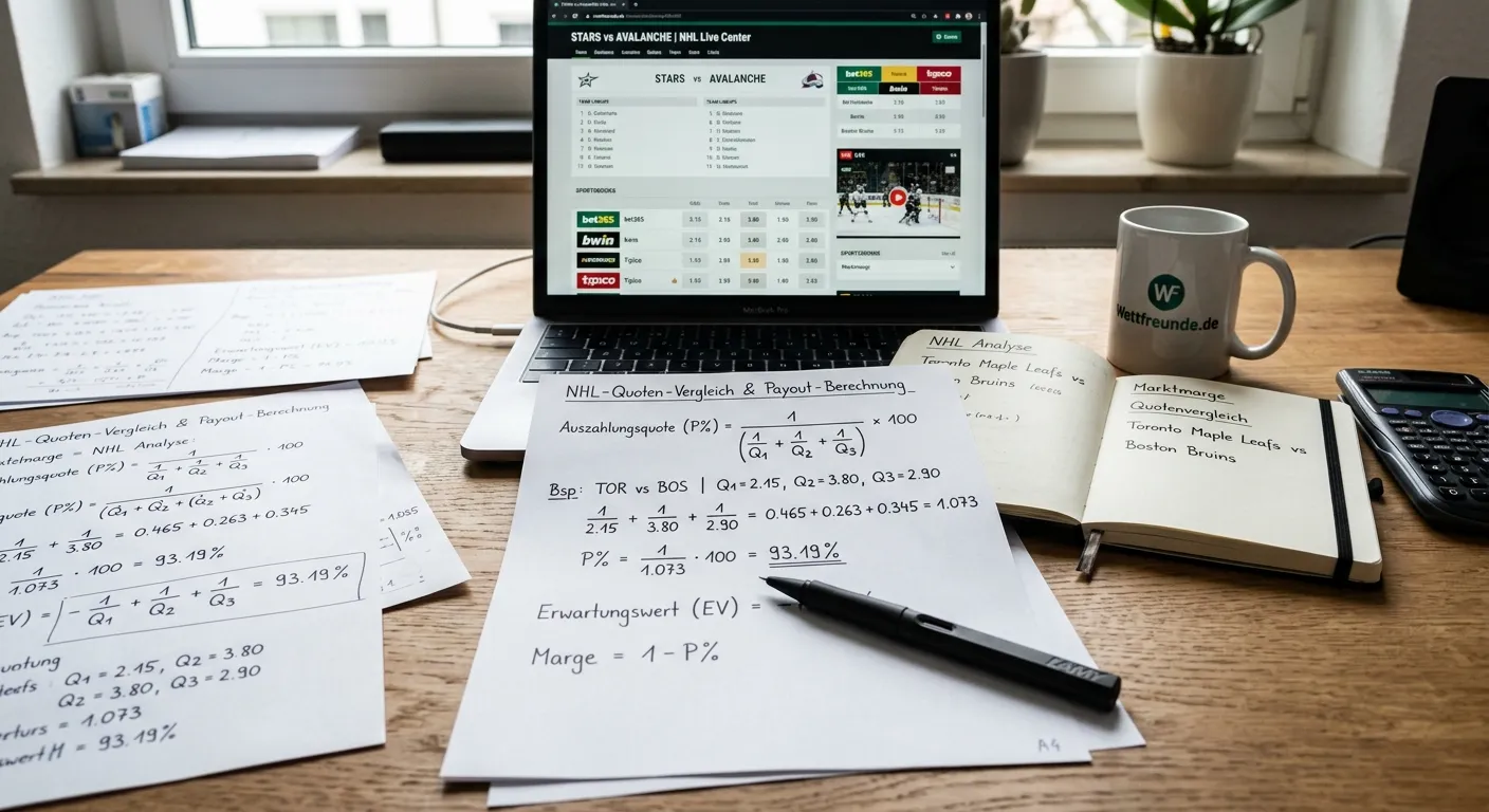 NHL Quoten Vergleich Value-Strategie — wie man überbewertete niedrige Quoten beim NHL-Wetten identifiziert