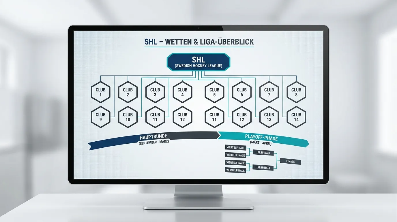 SHL-Ligaübersicht mit den 14 Klubs und Saisonstruktur — Eishockey-Wettgrundlage für deutsche Wettmärkte